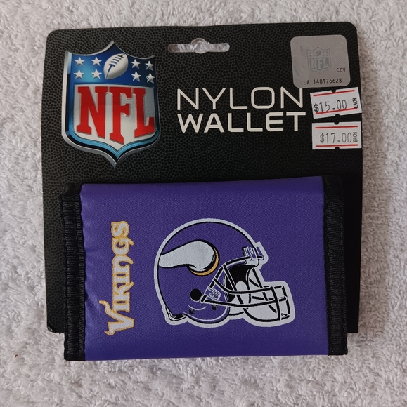 Vikings Nylon Wallet - Picture 1 of 2